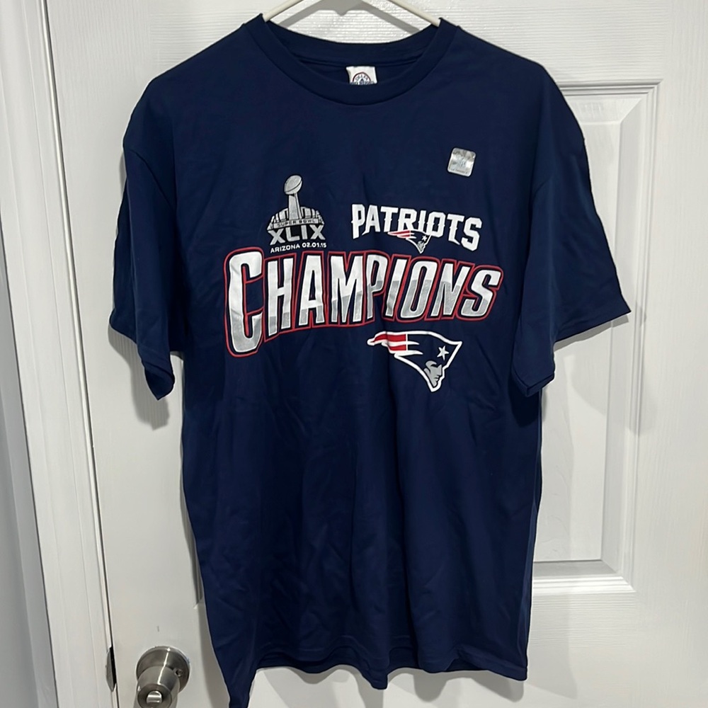 2015 Patriots Super Bowl Champions shirt L